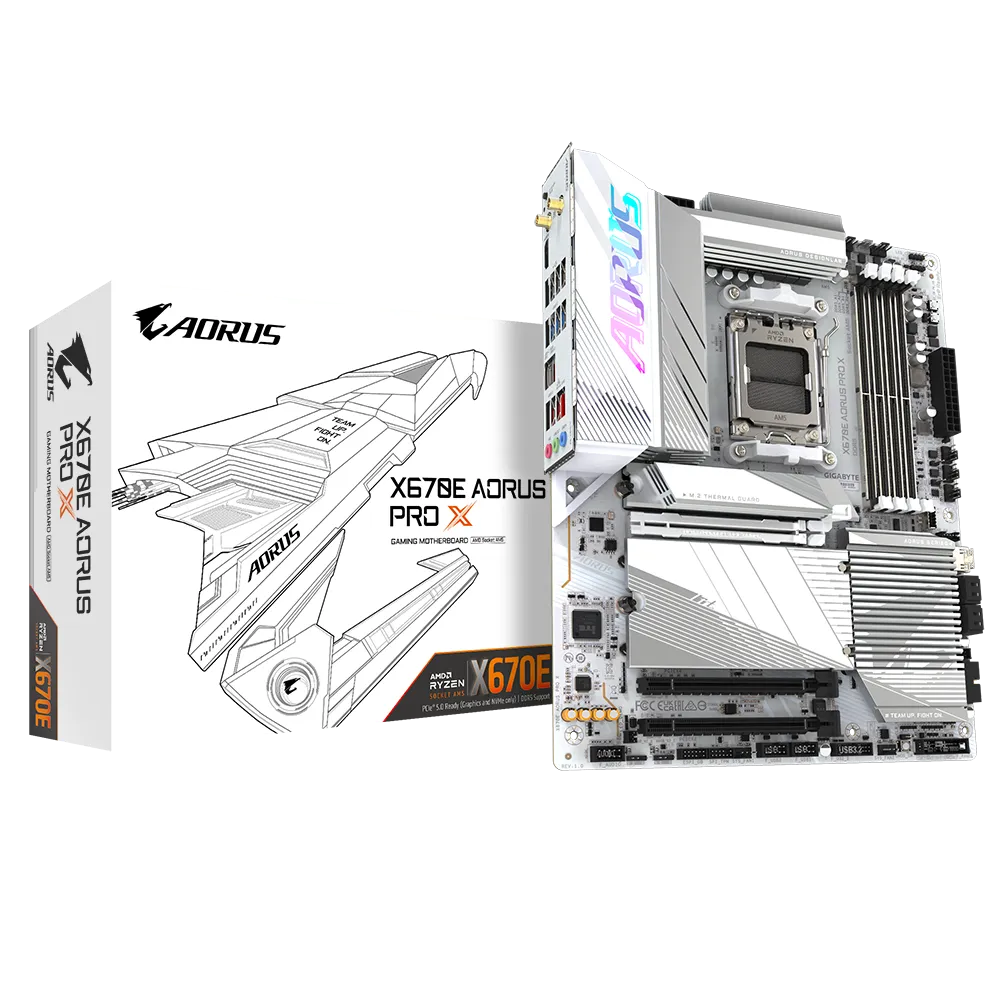 GIGABYTE AORUS X670E PRO X DDR5 MOTHERBOARD