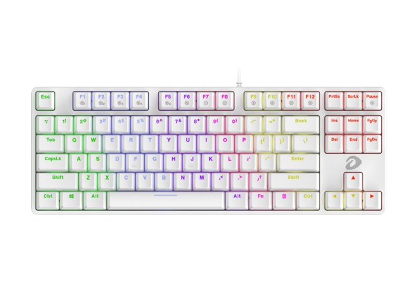 DAREU EK87 WHITE BLUE SWITCH