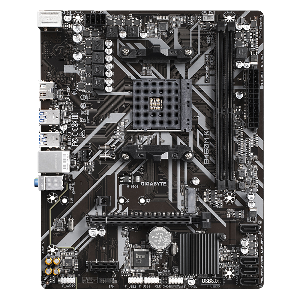 GIGABYTE B450M K