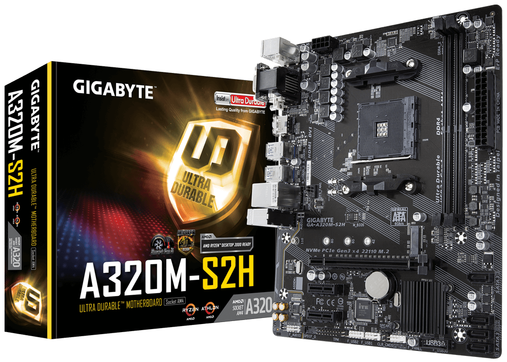 GIGABYTE GA A320M S2H, A320