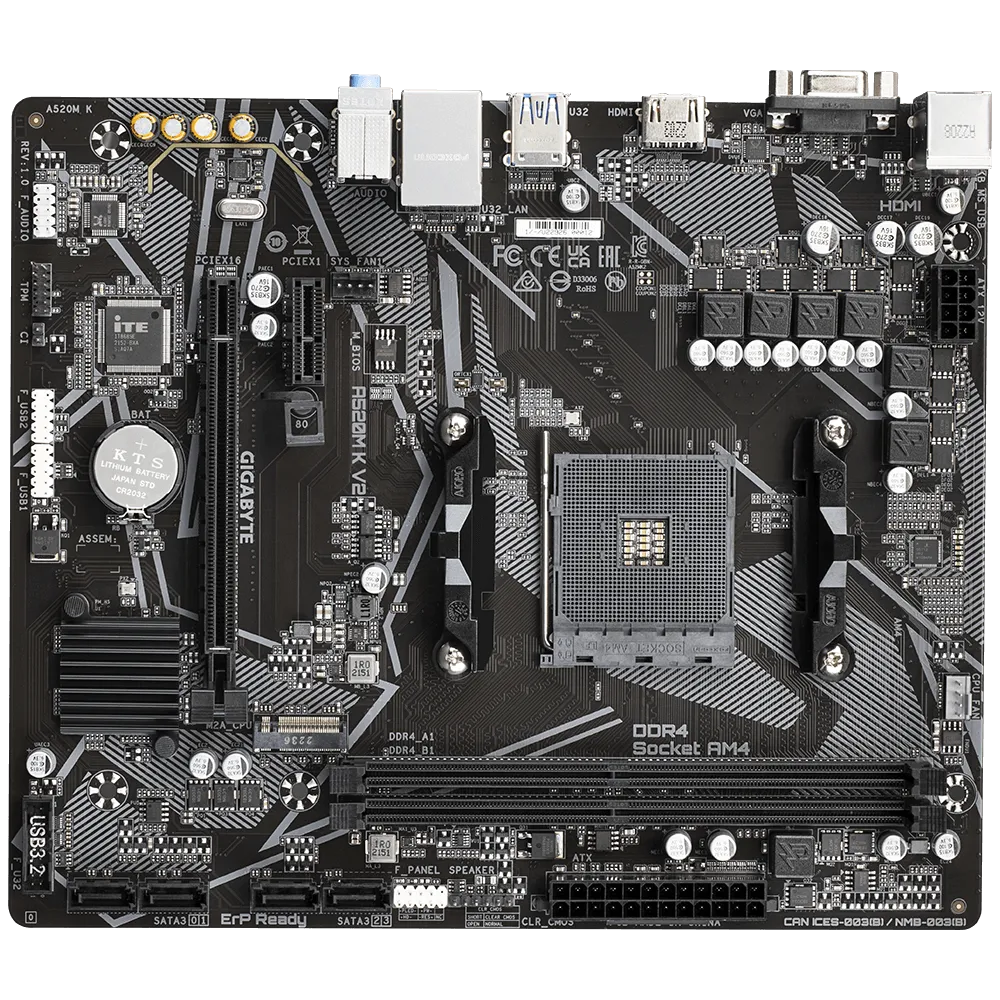 GIGABYTE A520M K V2