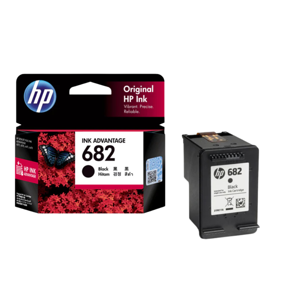 HP 682 BLACK INK CARTRIDGE