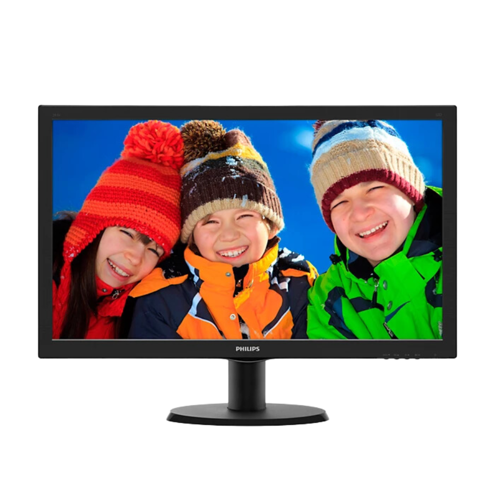 PHILIPS 243V5QHSEA 23.6J" LED/ 5MS/FHD/VGA+DVI+HDMI/ VESA