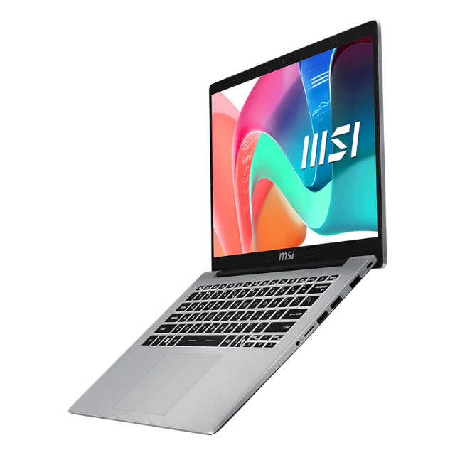 MSI Modern 14 F13MG-032PH Laptop (Urban Silver) | 14" FHD (1920x1080) IPS | i3-1315U | 8GB RAM | 512GB SSD | Intel UHD Graphics | Windows 11 Home + MSI Sleeve Bag GP