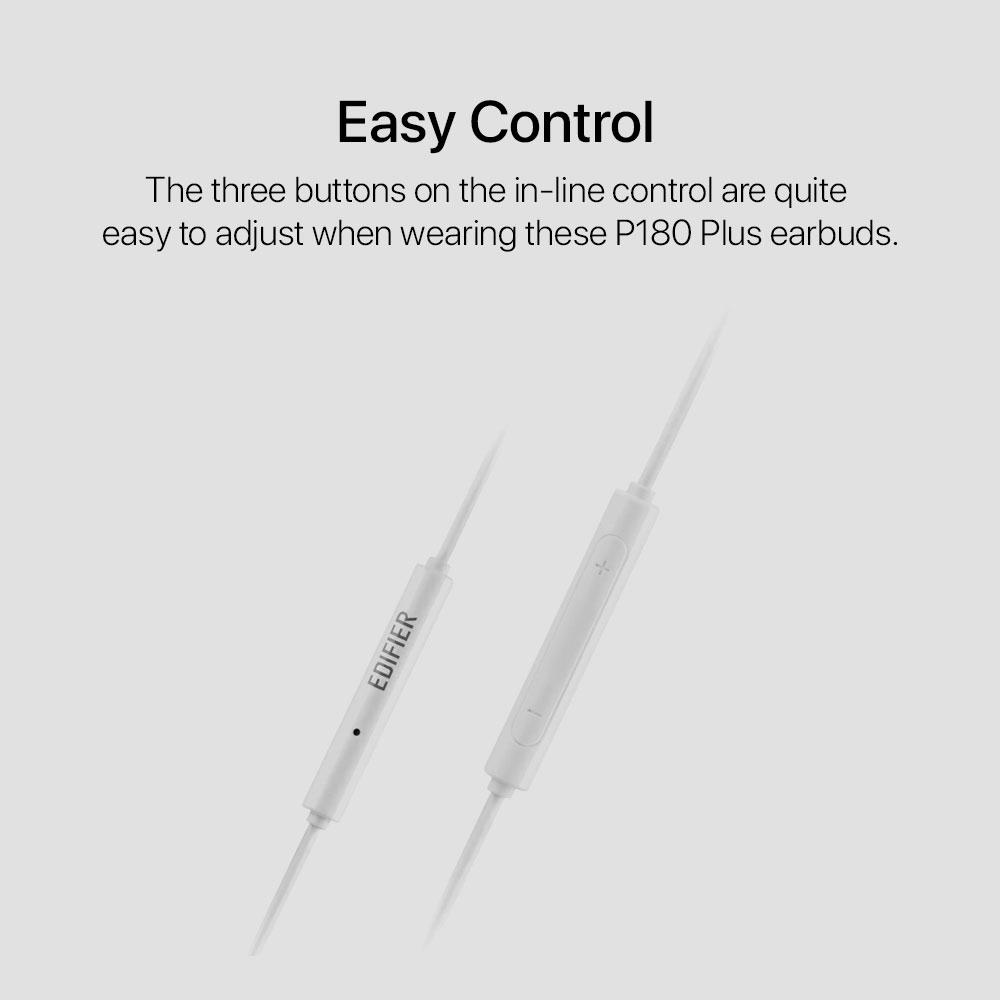 EDIFIER P180 PLUS WHITE EARPHONE
