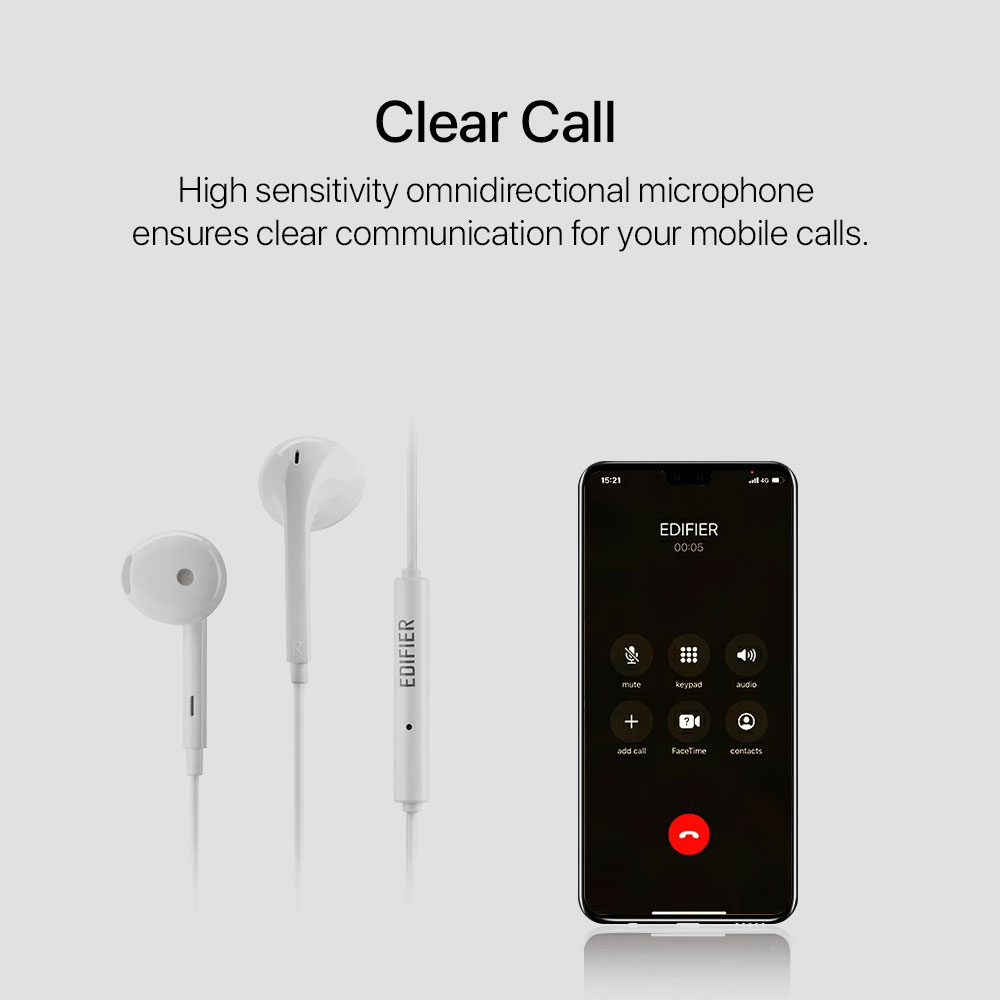 EDIFIER P180 PLUS WHITE EARPHONE