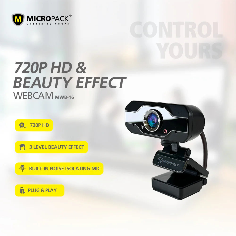 MICROPACK COMPUTER WEBCAM MWB-16 720P
