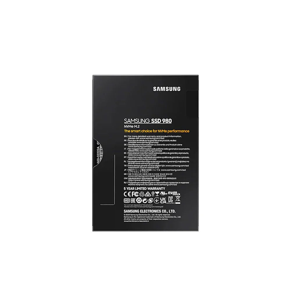 SAMSUNG MZ-V8V500BW 980 500GB M.2 2280 PCIe Gen3 x4 NVMe