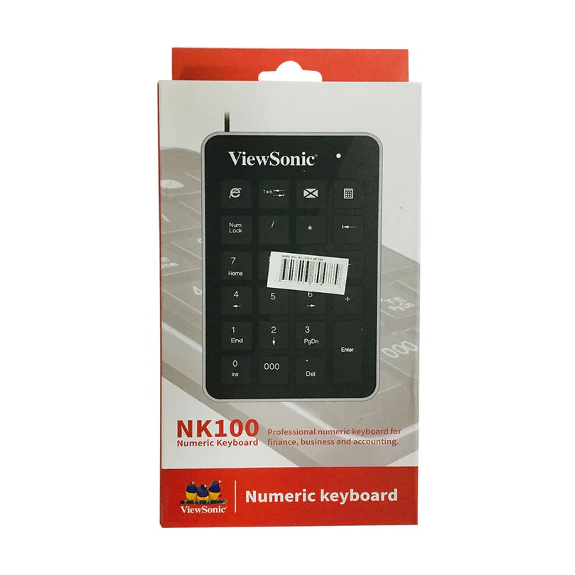 VIEWSONIC WIRED NUMERIC KEYPAD NK100