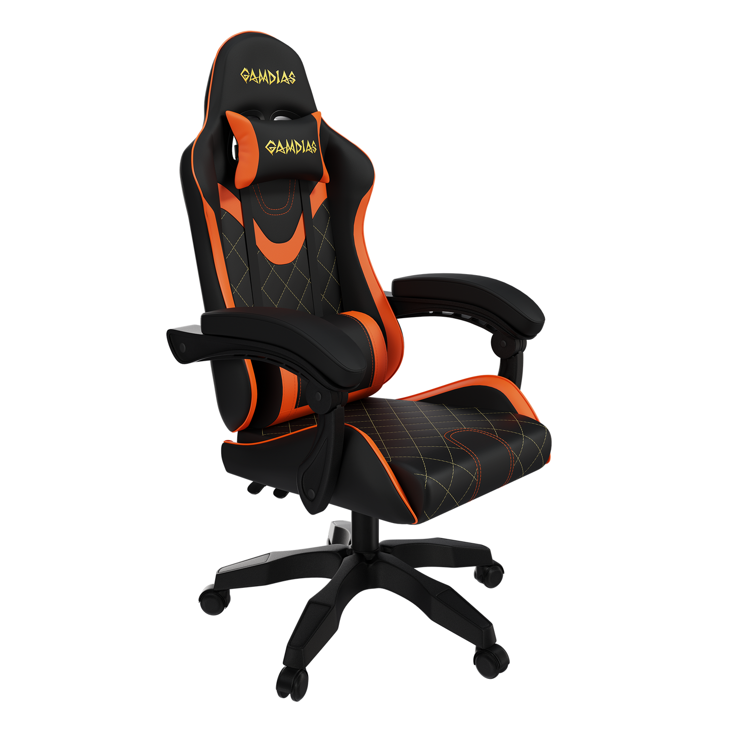 GAMDIAS ZELUS E2 BLACK - ORANGE