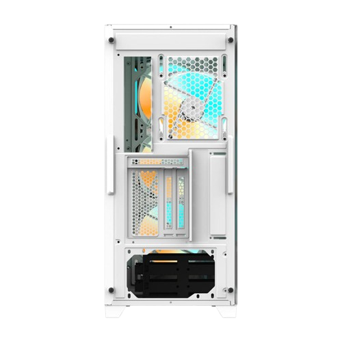 GIGABYTE C301G TEMPERED GLASS/RGB MID TOWER 4XARGB WHITE