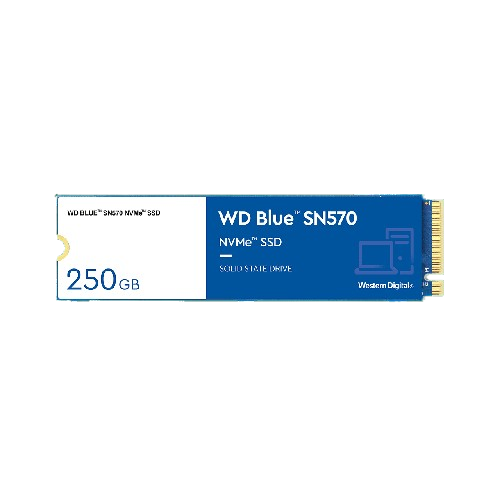 WD BLUE SN570 250GB PCIe GEN3 X4 NVMe V1.4M2