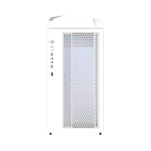 GIGABYTE C301G TEMPERED GLASS/RGB MID TOWER 4XARGB WHITE