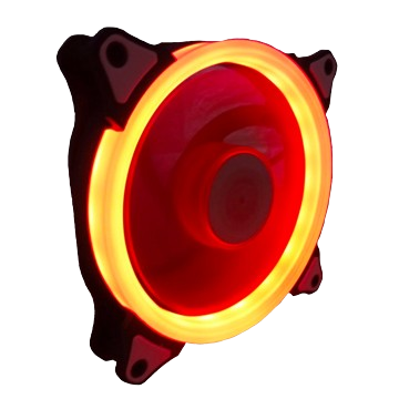 ESGAMING 12025 DUAL RING RED FANS