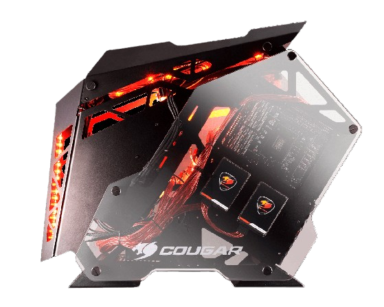 COUGAR CONQUER MID-TOWER ALUMINUM GAMING PC CASE