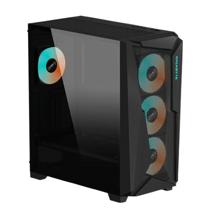 GIGABYTE C301G TEMPERED GLASS/RGB MID TOWER 4XARGB BLACK