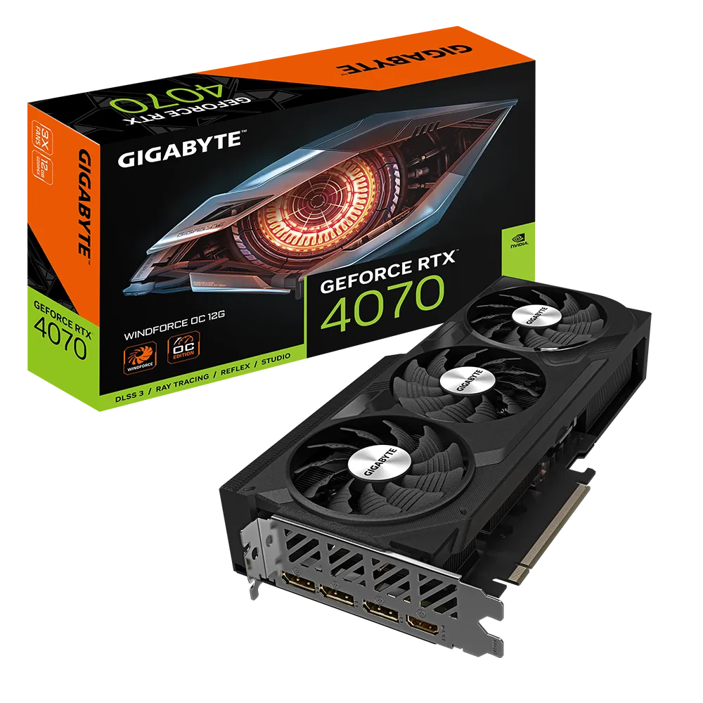GIGABYTE RTX 4070 WINDFORCE OC 12GB