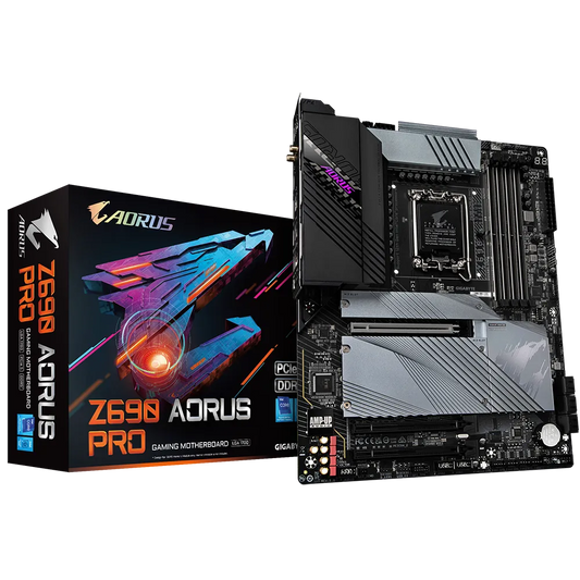 GIGABYTE AORUS Z690 LGA 1700 DDR5 16+1+2 DIGITAL VRM ATX MB