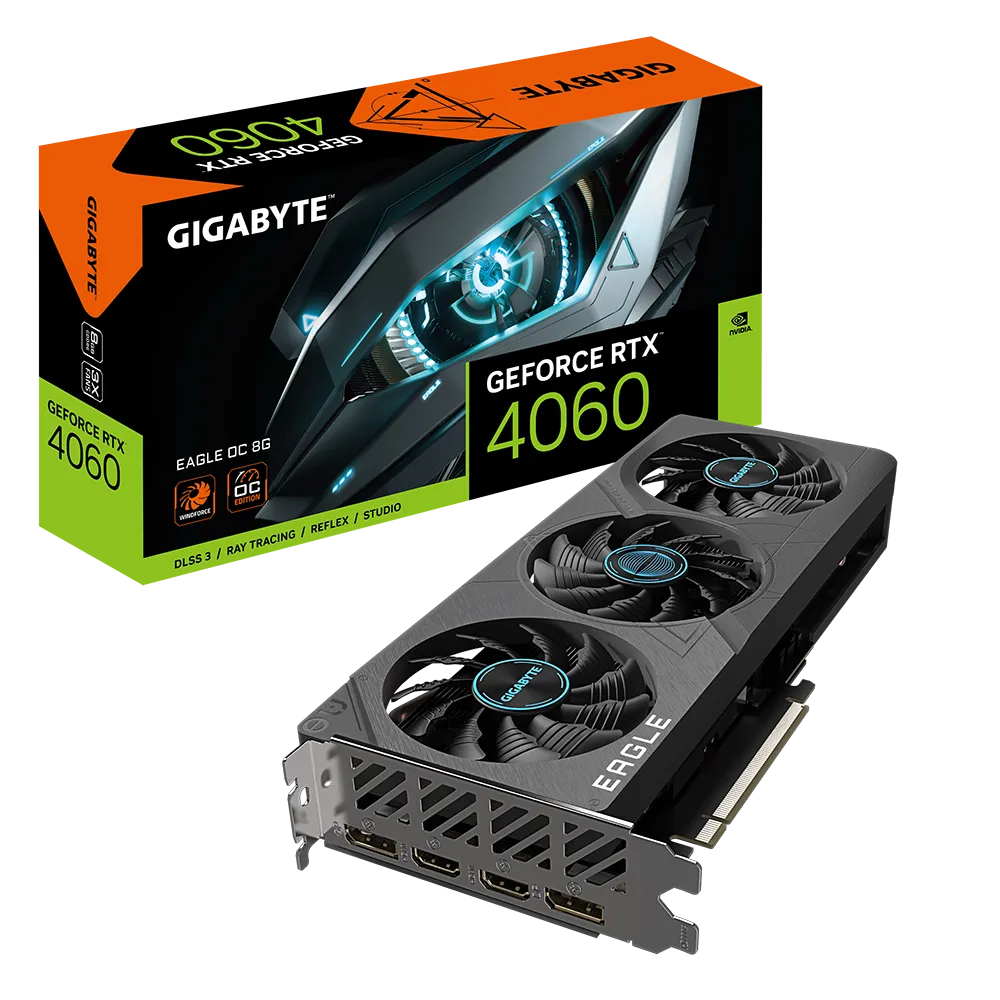 GIGABYTE RTX 4060 EAGLE OC 8GB VCARD