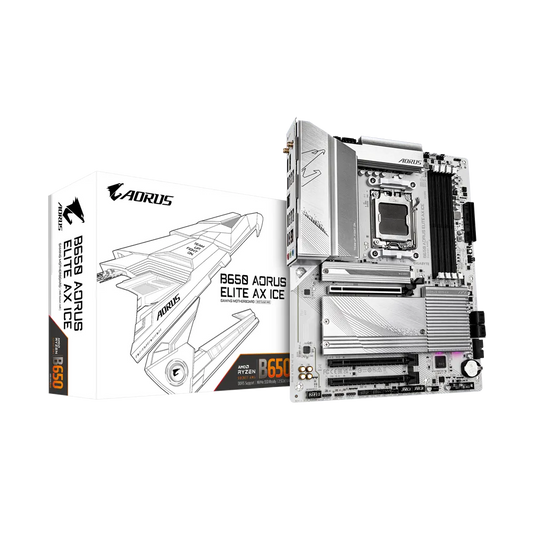 GIGABYTE B650 AORUS ELITE AX ICE MOTHERBOARD