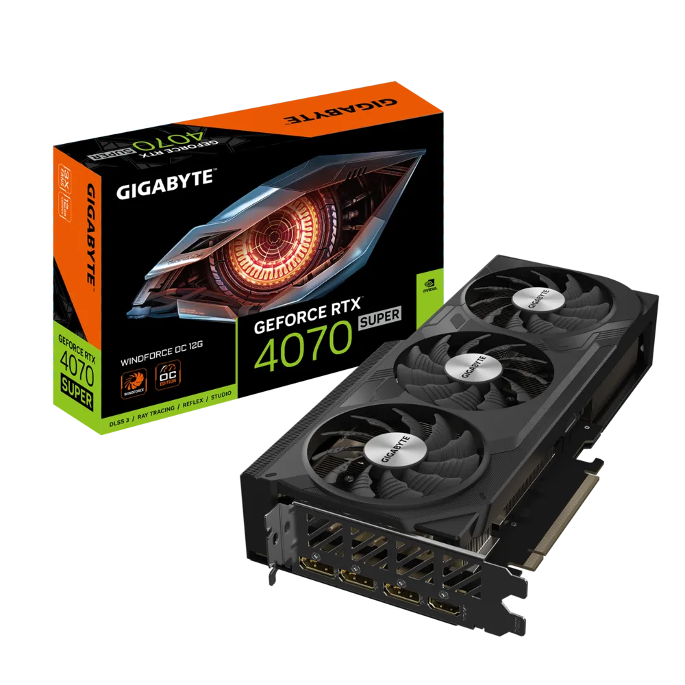 GIGABYTE RTX4070 SUPER WINDFORCE OC 12GB