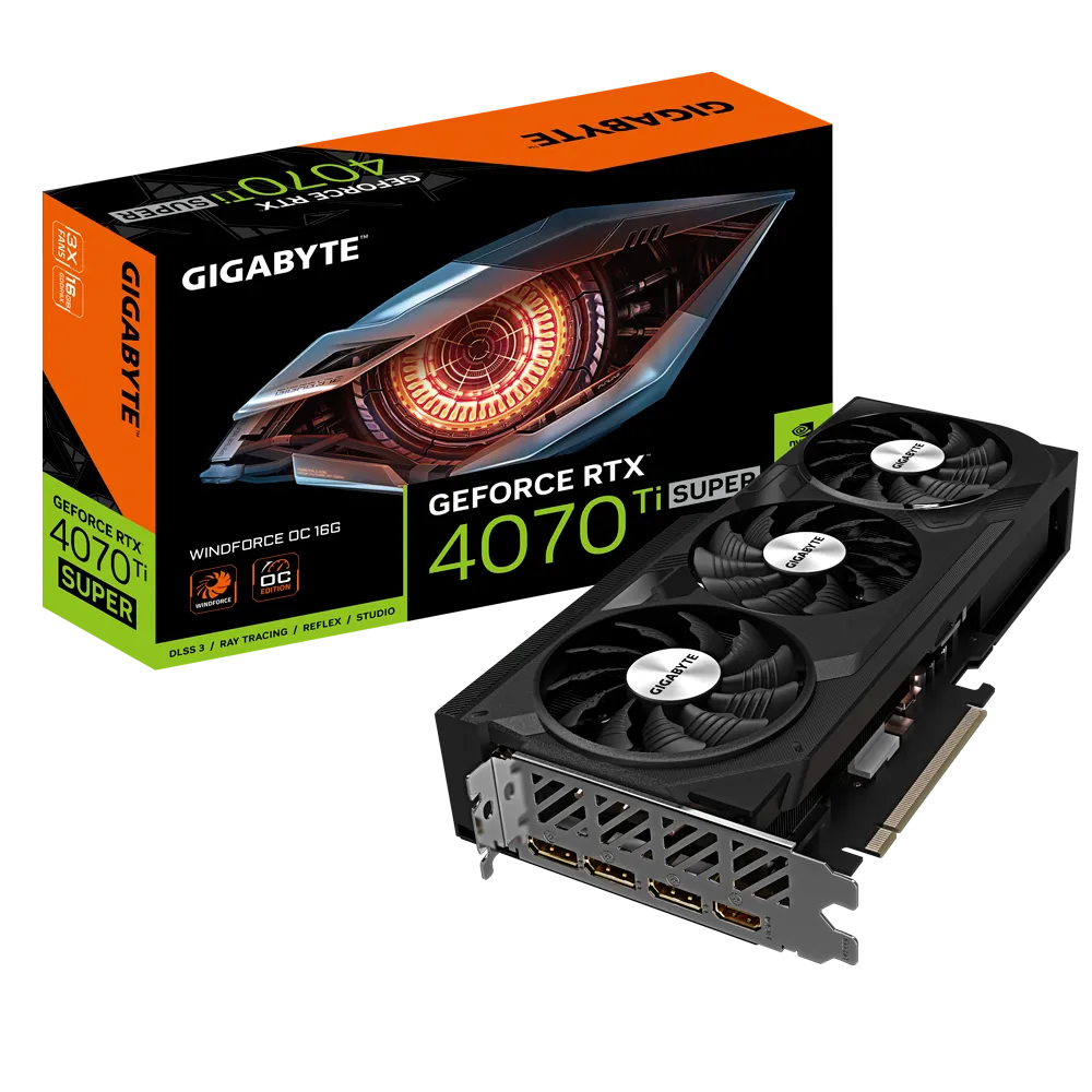 GIGABYTE RTX4070 TI SUPER WINFORCE OC 16GB