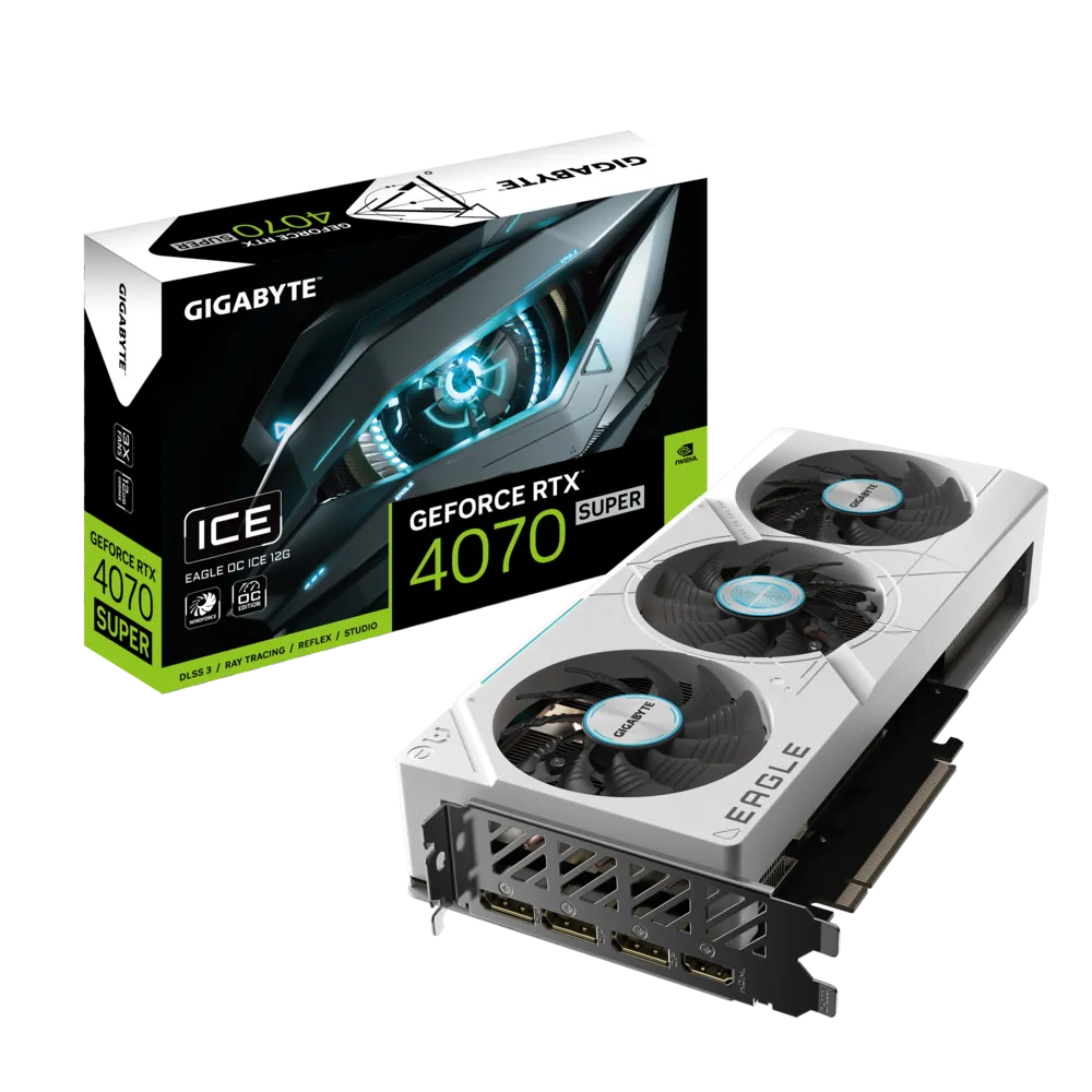 GIGABYTE RTX4070 SUPER EAGLE OC ICE 12GB