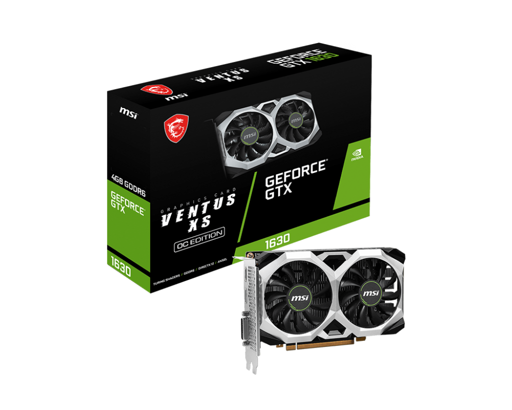 MSI GeForce GTX 1630 VENTUS XS 4G OC