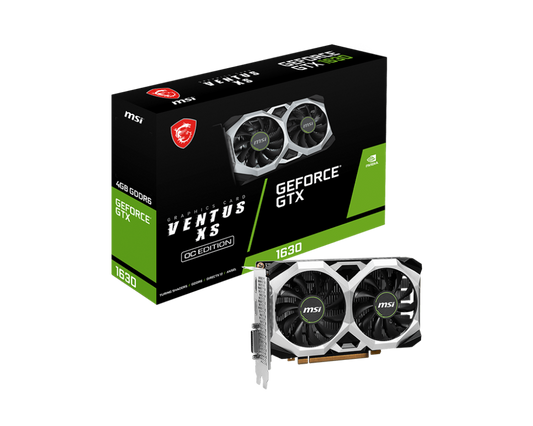 MSI GeForce GTX 1630 VENTUS XS 4G OC
