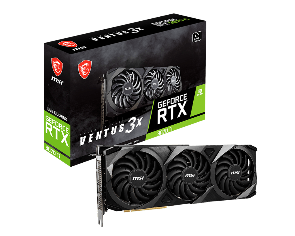 MSI GEFORCE RTX 3070 Ti VENTUS 3X 8G OC