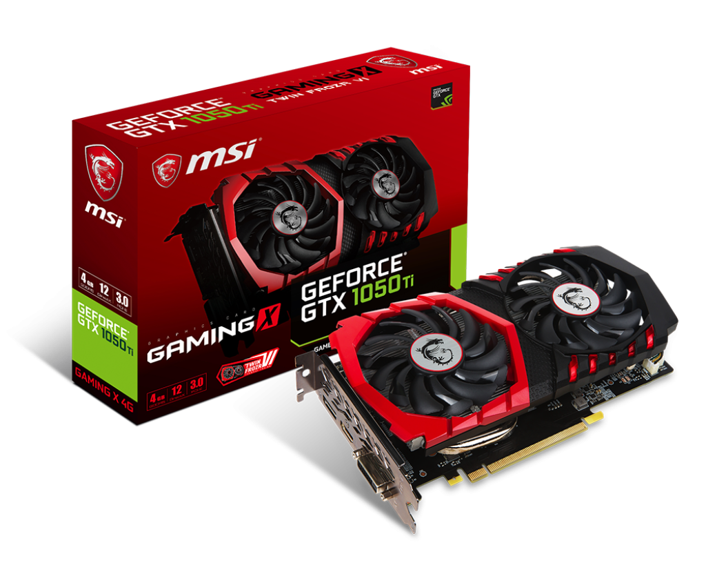 MSI NVIDIA GEFORCE GTX 1050 Ti