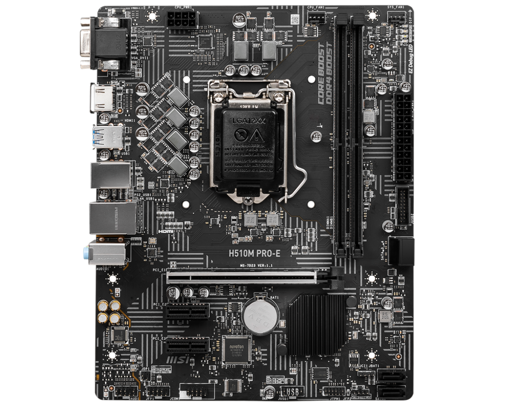 MSI H510M PRO E MOTHERBOARD