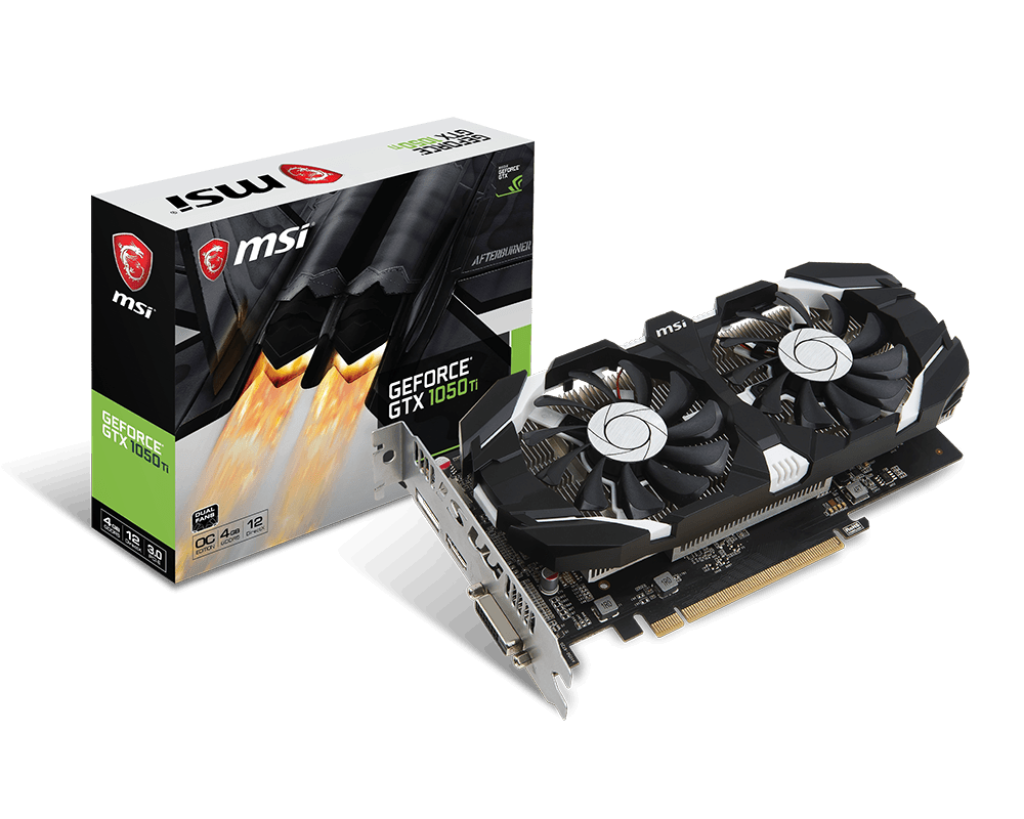 MSI GEFORCE GTX 1050 Ti RG OCV1
