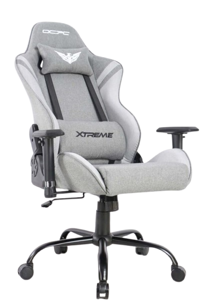 OCPC GAMING CHAIR GREY/WHITE