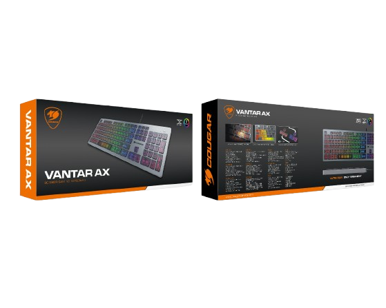 COUGAR VANTAR AX RGB SCISSOR SWITCH GAMING KEYBOARD PINK