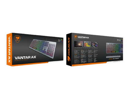 COUGAR VANTAR AX RGB SCISSOR SWITCH GAMING KEYBOARD PINK