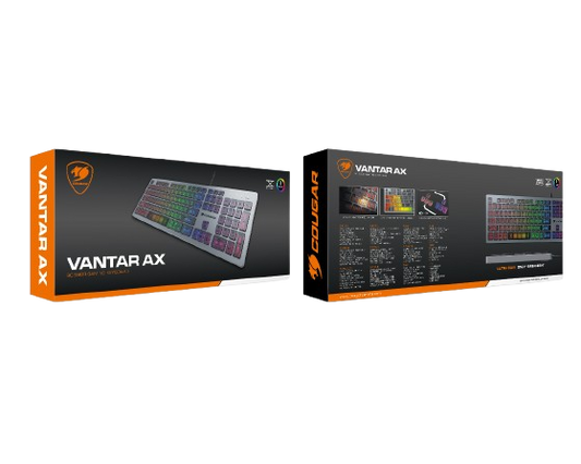 COUGAR VANTAR AX RGB SCISSOR SWITCH GAMING KEYBOARD PINK