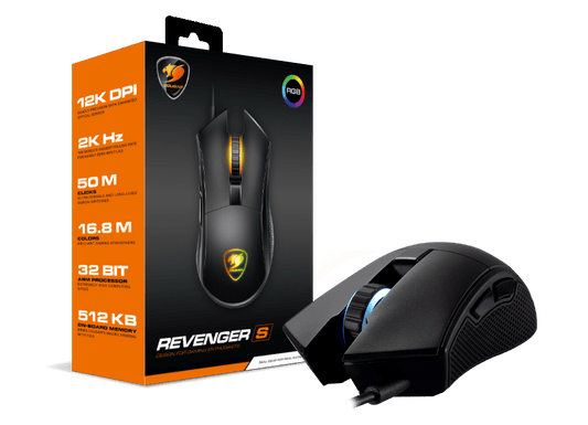 COUGAR REVENGER S RGB 12000DPI OPTICAL GAMING MOUSE