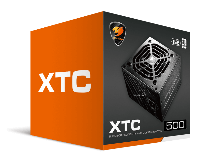 COUGAR XTC 500WATTS ST-500 80+ WHITE PSU