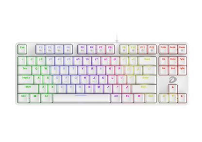 DAREU EK87 WHITE BLUE SWITCH