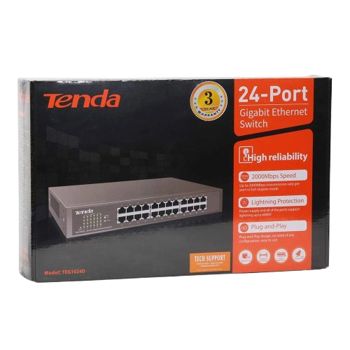 TENDA TEG1024D 24PORT GIGABIT SWITCH