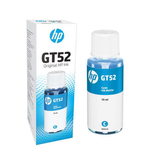 HP GT52 CYAN INK BOTTLE