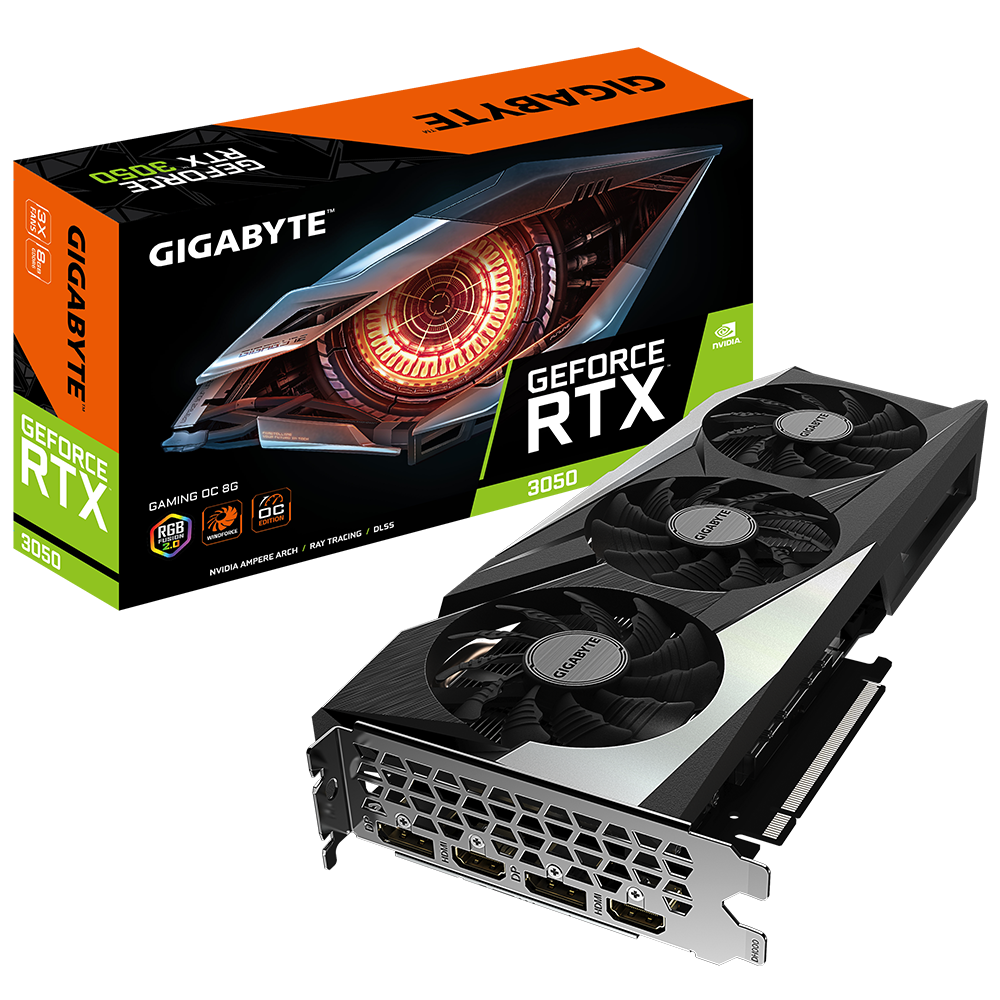 GIGABYTE AORUS RTX 3050 8GB TRIPLE FAN