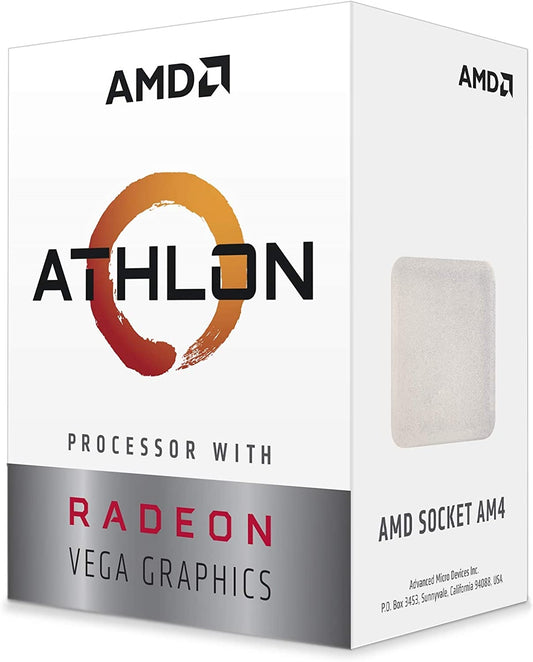 AMD ATHLON 300GE | 2 Cores | 4 Threads | 3.4 GHz | AM4 | Radeon Vega 3 Graphics | Desktop Processor