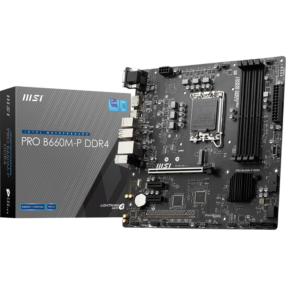 MSI PRO B660M-P DDR4 MOTHERBOARD