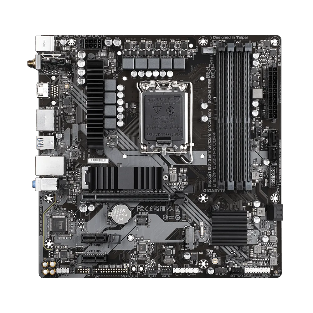 GIGABYTE B760M DS3H AX DDR4 MOTHERBOARD