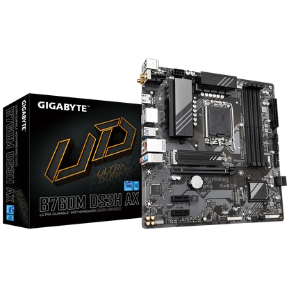GIGABYTE B760M DS3H AX DDR5 MOTHERBOARD