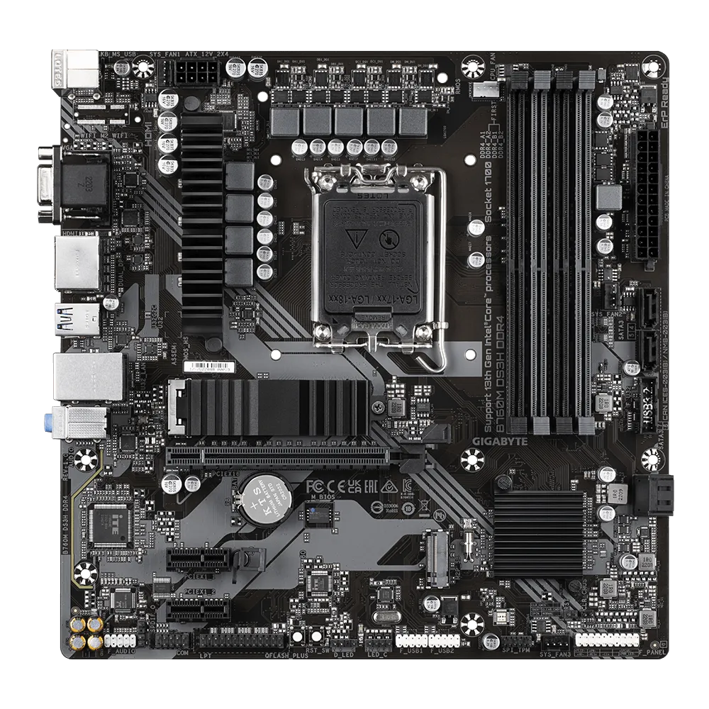 GIGABYTE B760M DS3H MOTHERBOARD