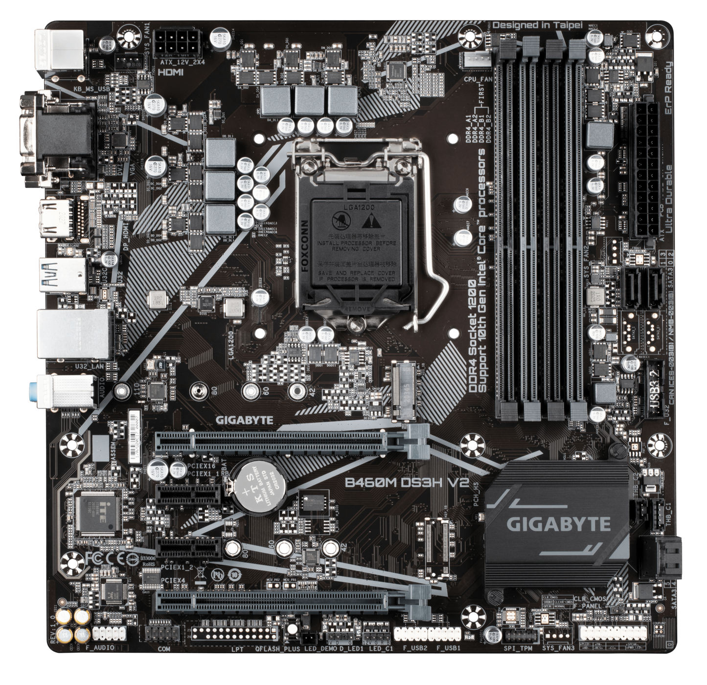 GIGABYTE B460M-DS3H V2/ 2DIMM/ DDR4 MATX