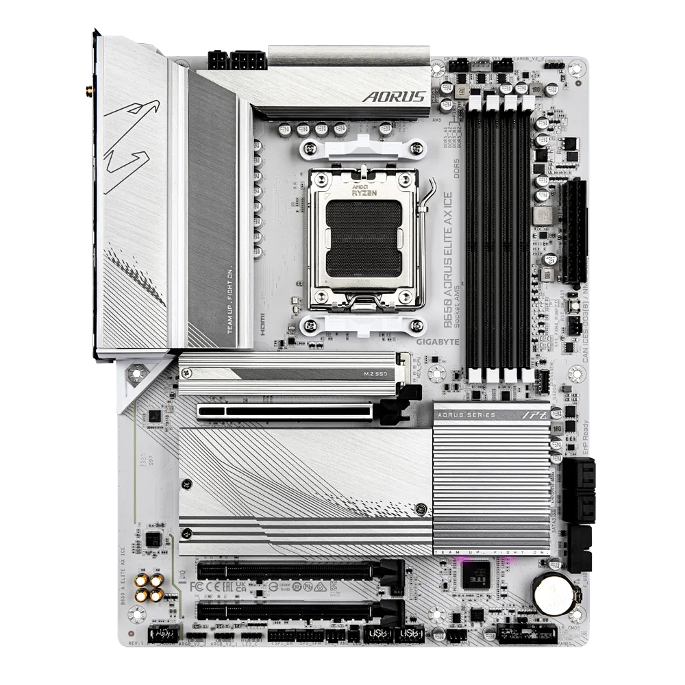 GIGABYTE B650 AORUS ELITE AX ICE MOTHERBOARD
